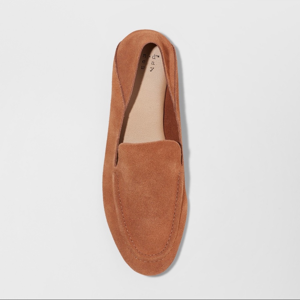 Women New Day Suede Cognac Jisela Loafer Mule NWT - Picture 3 of 3